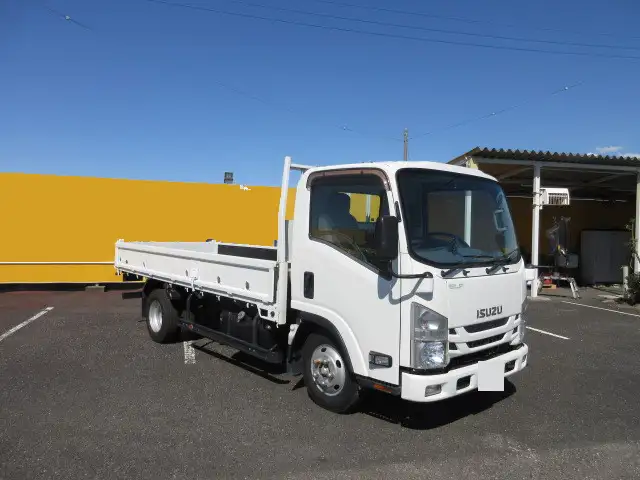 いすゞ エルフ 小型 平ボディ 床鉄板 TRG-NMR85ARの中古トラック画像2