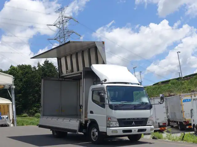 三菱 キャンター 小型 ウイング PDG-FE83DY H19の中古トラック画像1