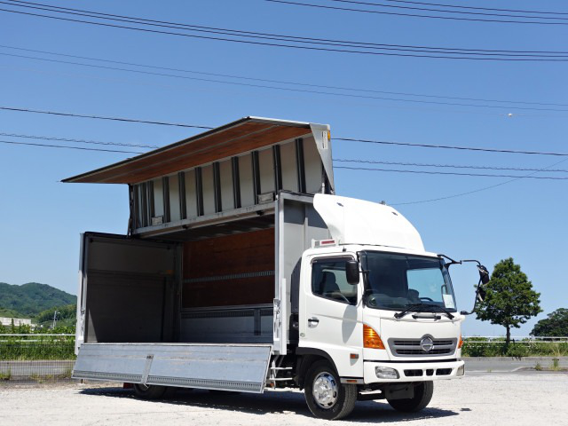 日野 レンジャー 中型/増トン ウイング パワーゲート エアサス の中古トラック【車両No.185173】
