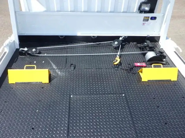 三菱 キャンター 小型 車両重機運搬 ラジコン ウインチの中古トラック画像5