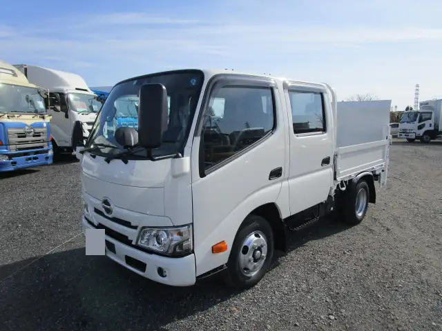 日野 デュトロ 小型 平ボディ Wキャブ パワーゲートの中古トラック画像1
