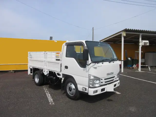 いすゞ エルフ 小型 平ボディ パワーゲート 床鉄板の中古トラック画像2