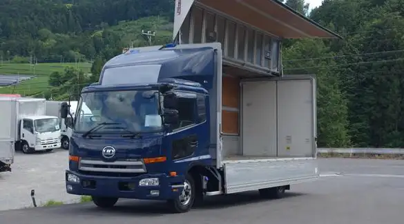 日産UD コンドル 中型/増トン ウイング エアサス ベッドの中古トラック画像7