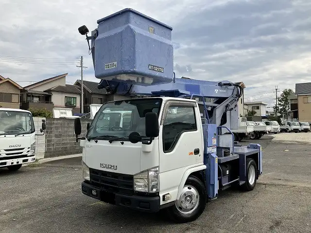 いすゞ エルフ 小型 高所・建柱車 高所作業車 電工仕様 の中古トラック【車両No.165773】