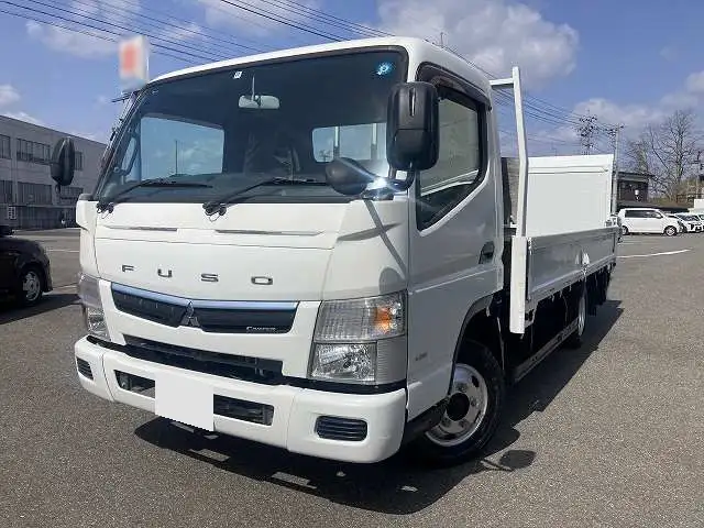 三菱 キャンター 小型 平ボディ パワーゲート TPG-FEB50の中古トラック画像1