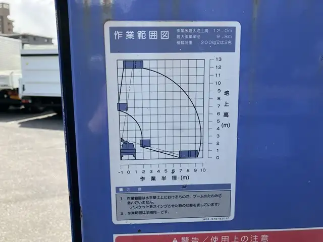 いすゞ エルフ 小型 高所・建柱車 高所作業車 BDG-NKR85Nの中古トラック画像9