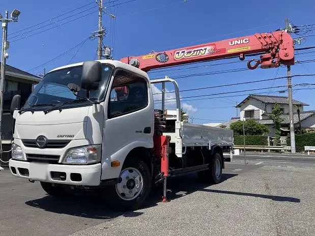 日野 デュトロ 小型 クレーン付 4段 ラジコン の中古トラック【車両No.165867】