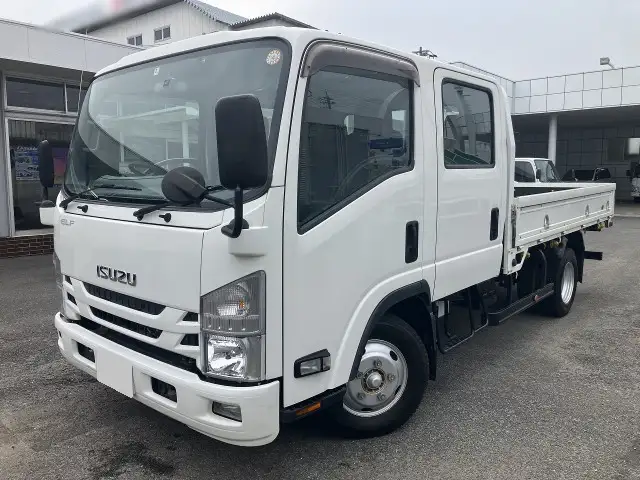 いすゞ エルフ 小型 平ボディ Wキャブ 床鉄板 の中古トラック【車両No.165872】