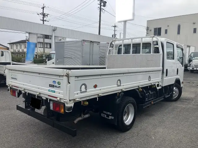 いすゞ エルフ 小型 平ボディ Wキャブ 床鉄板の中古トラック画像2