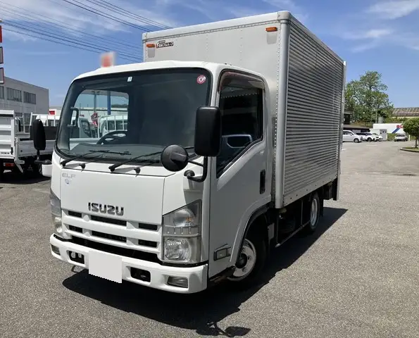 いすゞ エルフ 小型 アルミバン パワーゲート SKG-NLR85ANの中古トラック画像1