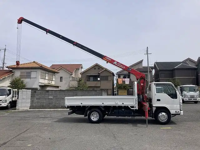 いすゞ エルフ 小型 クレーン付 4段 フックインの中古トラック画像6