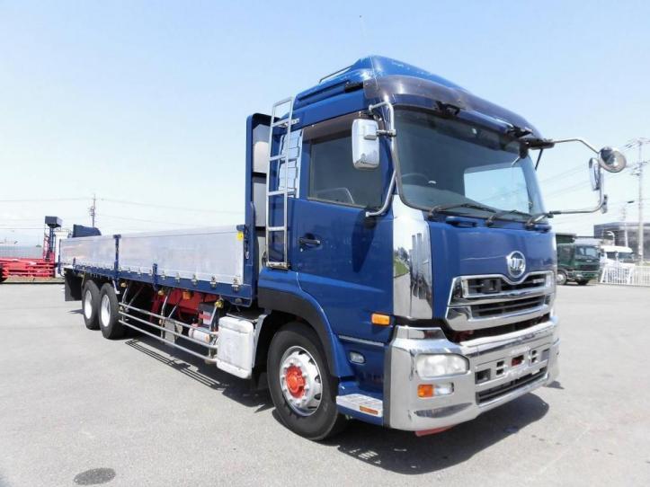日産UD クオン 大型 平ボディ アルミブロック エアサスの中古トラック画像2