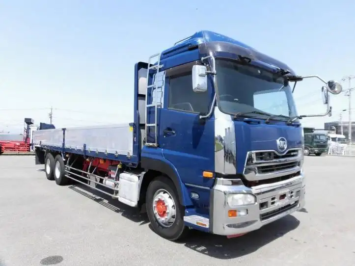 日産UD クオン 大型 平ボディ アルミブロック エアサスの中古トラック画像2