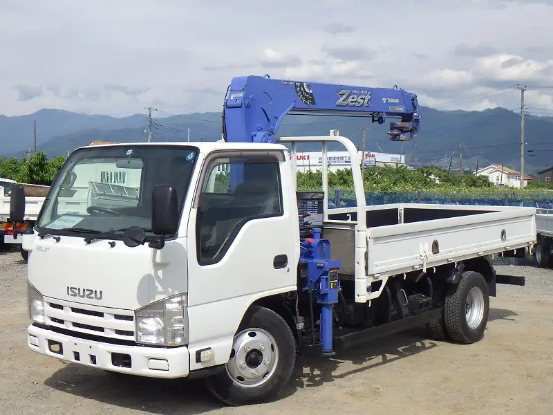 いすゞ エルフ 小型 クレーン付 3段 ラジコン の中古トラック【車両No.165840】