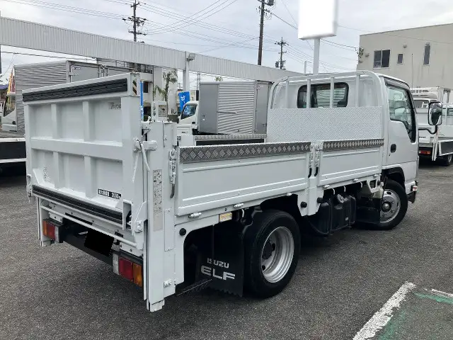 いすゞ エルフ 小型 平ボディ パワーゲート 床鉄板の中古トラック画像2