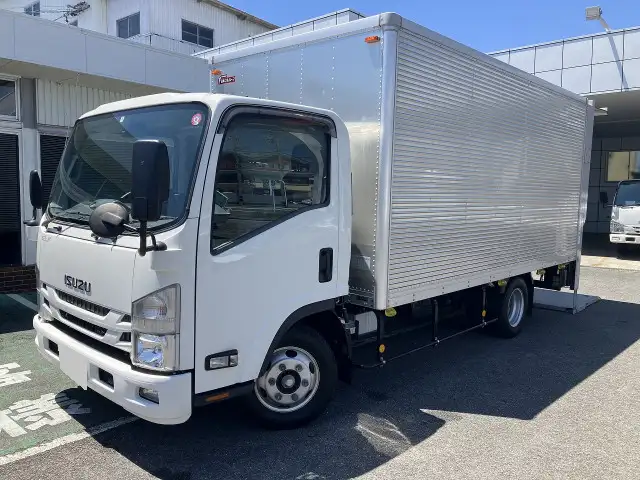 いすゞ エルフ 小型 アルミバン パワーゲート 床鉄板 の中古トラック【車両No.165939】