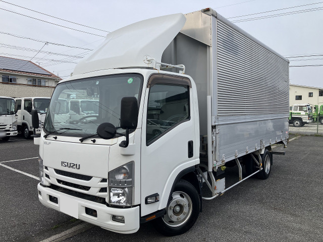 いすゞ エルフ 小型 ウイング 超ロング TPG-NPR85N
