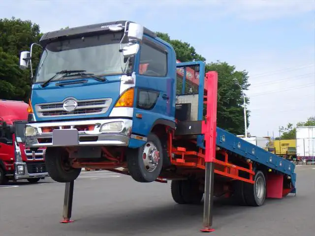 日野 レンジャー 中型/増トン 車両重機運搬 3段クレーン ラジコン の中古トラック【車両No.165941】
