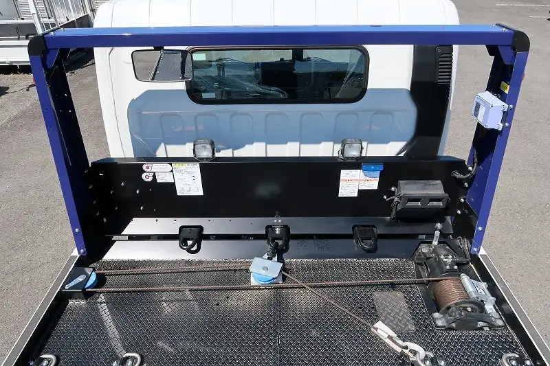 三菱 キャンター 小型 車両重機運搬 ラジコン ウインチの中古トラック画像10