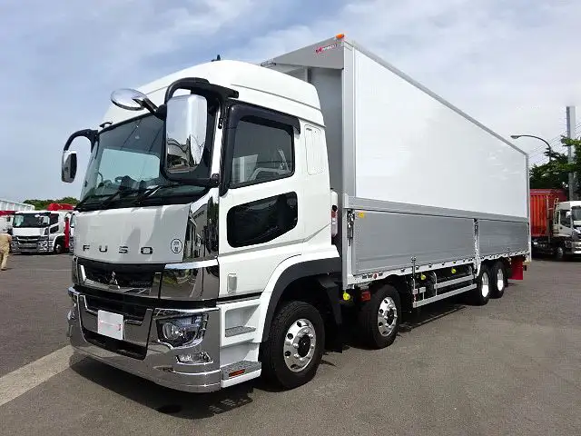 三菱 スーパーグレート 大型 ウイング ハイルーフ ベッド の中古トラック【車両No.166050】