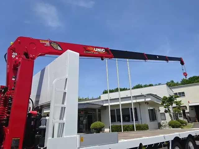 三菱 スーパーグレート 大型 車両重機運搬 4段クレーン ラジコンの中古トラック画像9