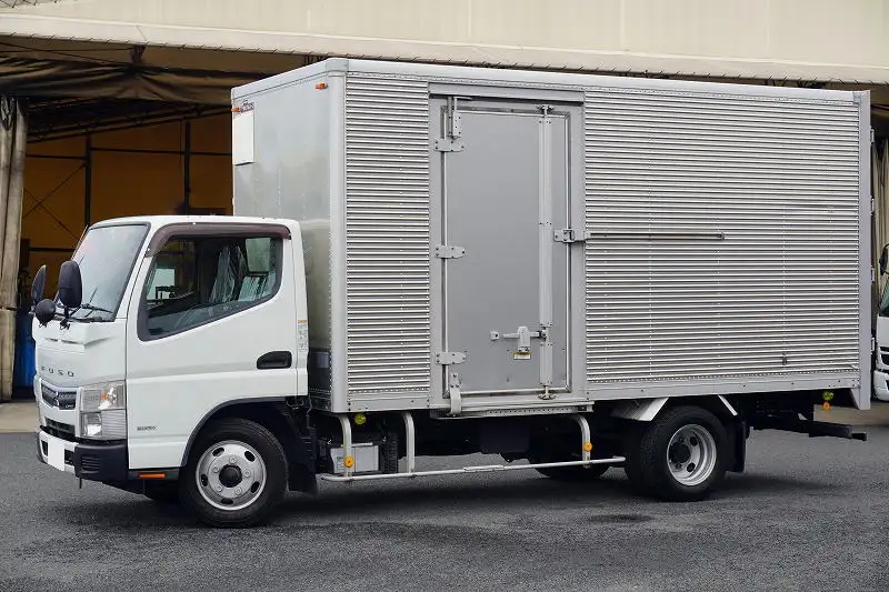 三菱 キャンター 小型 アルミバン サイドドア TPG-FEA50の中古トラック画像1