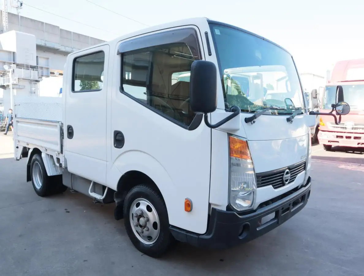 日産 アトラス 小型 平ボディ Wキャブ パワーゲートの中古トラック画像2