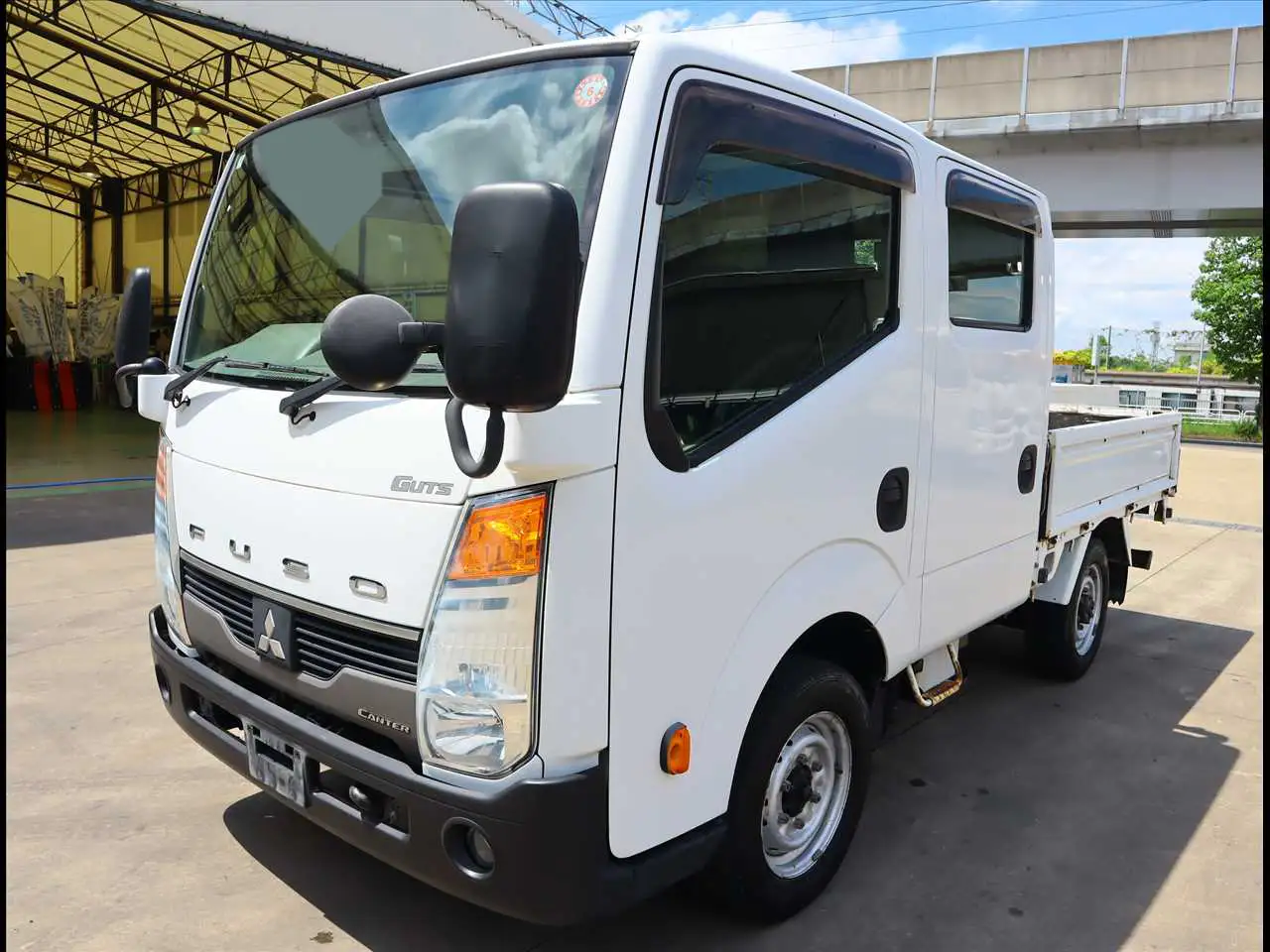 三菱 キャンター 小型 平ボディ Wキャブ TKG-BSZ5F24の中古トラック画像1