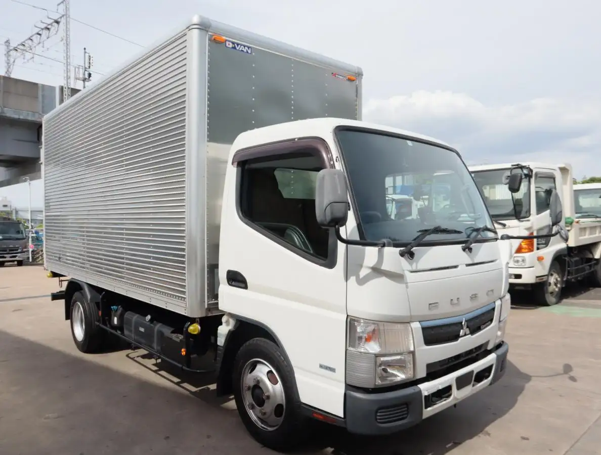三菱 キャンター 小型 アルミバン サイドドア TPG-FEA50の中古トラック画像2