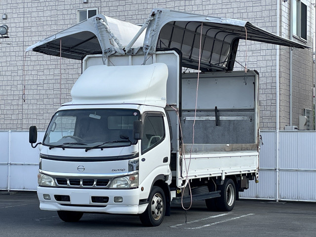 日野 デュトロ 小型 ウイング 幌ウイング パワーゲート｜画像1