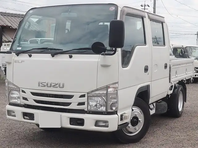いすゞ エルフ 小型 平ボディ Wキャブ TRG-NJR85Aの中古トラック画像1