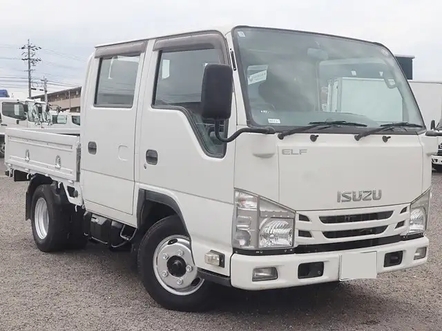いすゞ エルフ 小型 平ボディ Wキャブ TRG-NJR85Aの中古トラック画像2