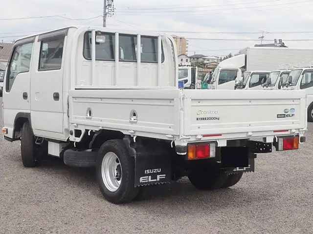 いすゞ エルフ 小型 平ボディ Wキャブ TRG-NJR85Aの中古トラック画像5