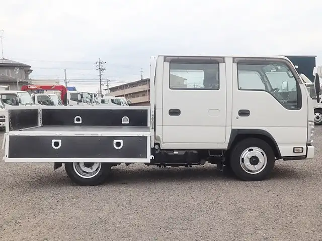 いすゞ エルフ 小型 平ボディ Wキャブ TRG-NJR85Aの中古トラック画像8