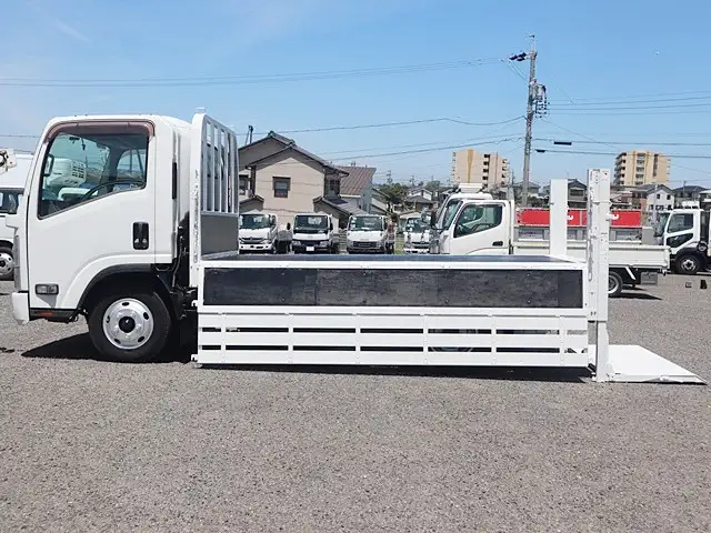 いすゞ エルフ 小型 平ボディ パワーゲート 床鉄板の中古トラック画像6
