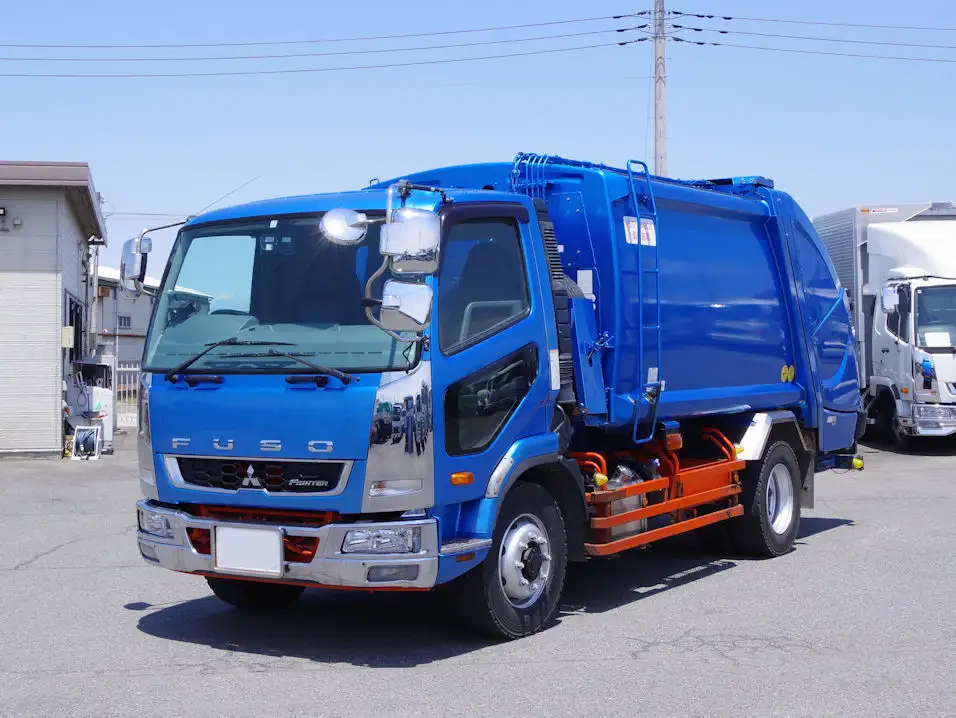 三菱 ファイター 中型/増トン パッカー車 プレス式 QKG-FK72FZの中古トラック画像1
