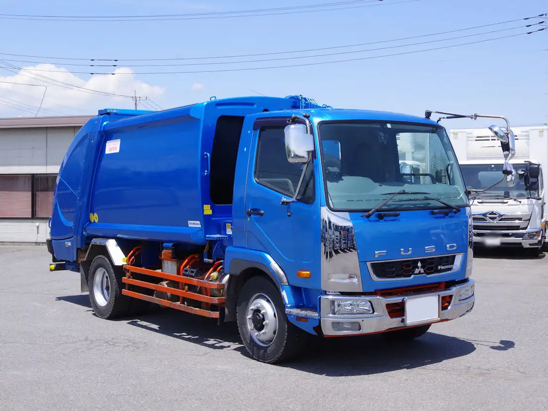 三菱 ファイター 中型/増トン パッカー車 プレス式 QKG-FK72FZの中古トラック画像2