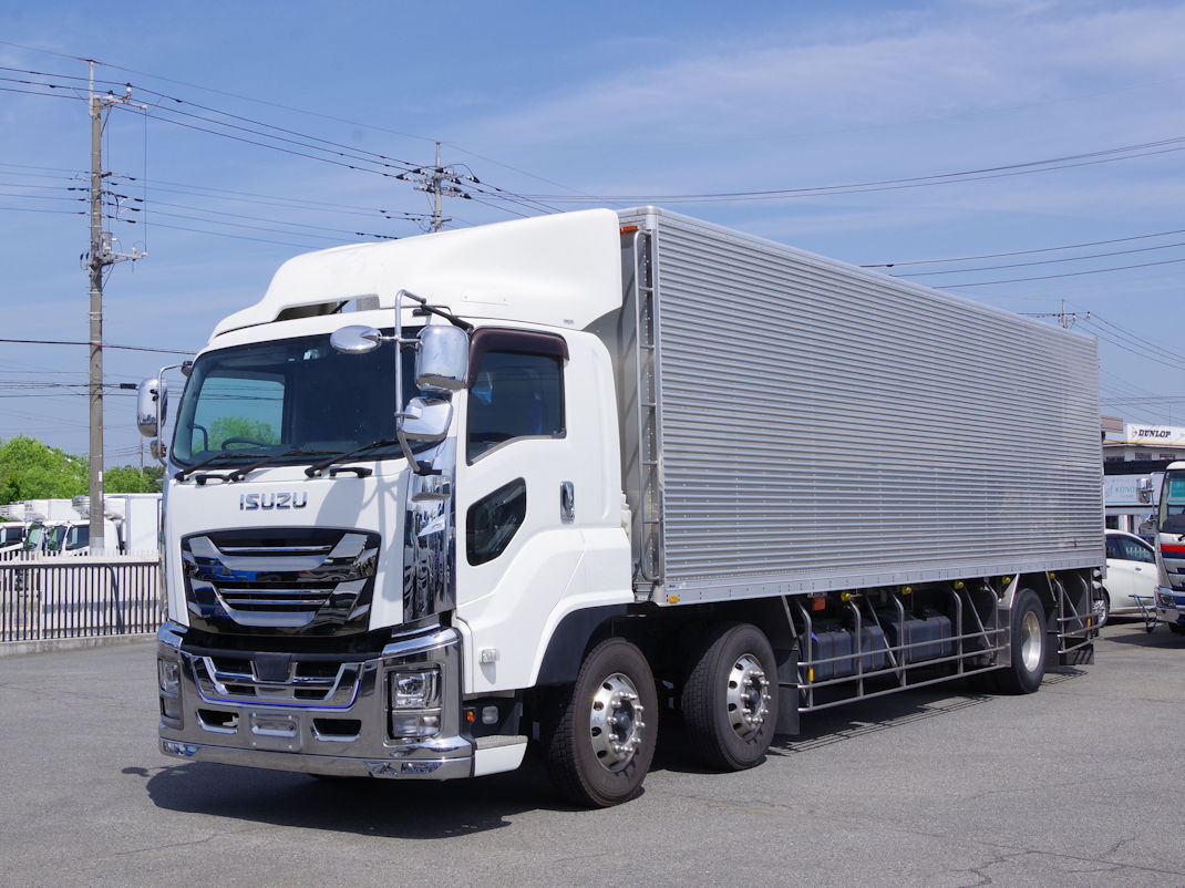 いすゞ ギガ 大型 アルミバン 2PG-CXE77C