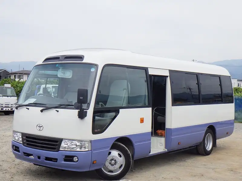 トヨタ コースター 小型 バス マイクロバス SKG-XZB50の中古トラック画像1