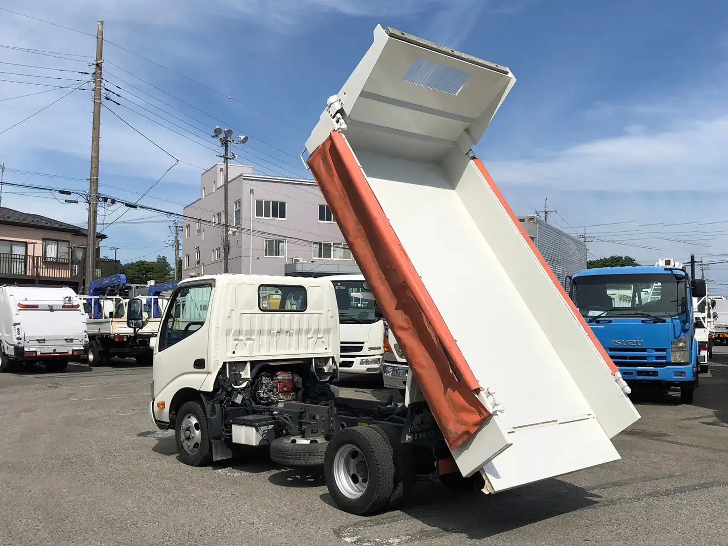 日野 デュトロ 小型 ダンプ Lゲート コボレーンの中古トラック画像6