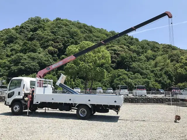 いすゞ フォワード 中型/増トン クレーン付 床鉄板 4段の中古トラック画像4