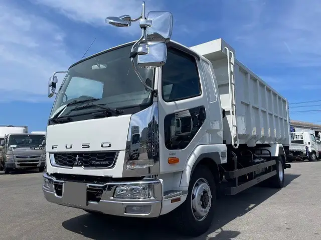三菱 ファイター 中型/増トン ダンプ 土砂禁 ベッド の中古トラック【車両No.166279】