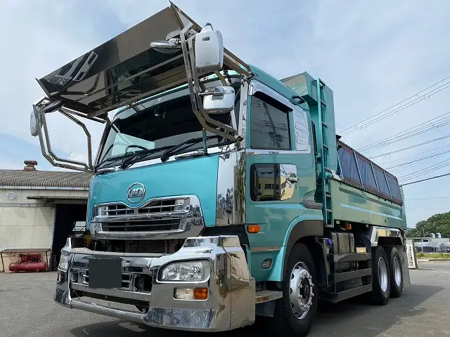 日産UD クオン 大型 ダンプ コボレーン ベッド｜画像1