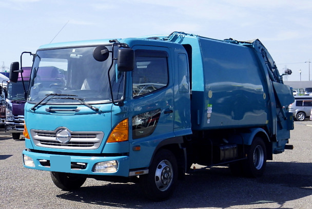 日野 レンジャー 中型/増トン パッカー車(塵芥車) プレス式 ベッド｜画像1