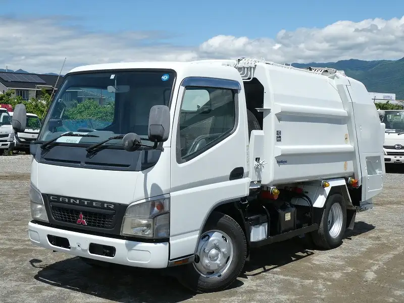 三菱 キャンター 小型 パッカー車 プレス式 PA-FE73DBの中古トラック画像1