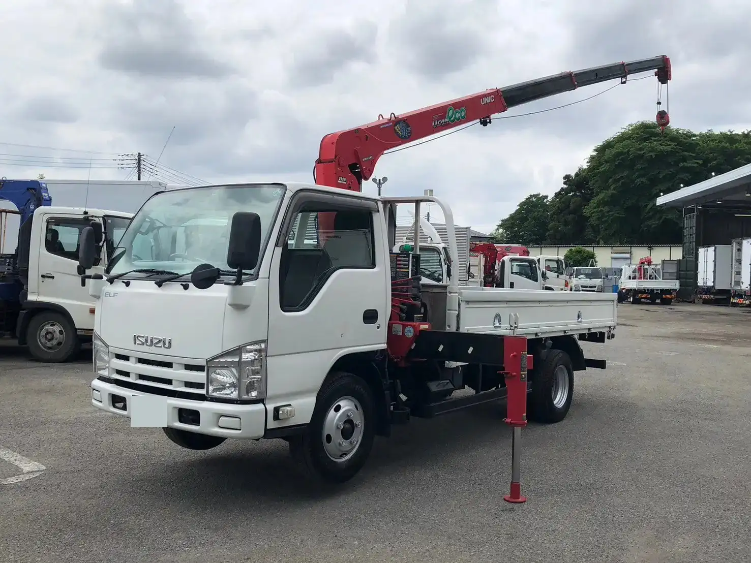 いすゞ エルフ 小型 クレーン付 4段 ラジコン の中古トラック【車両No.166269】