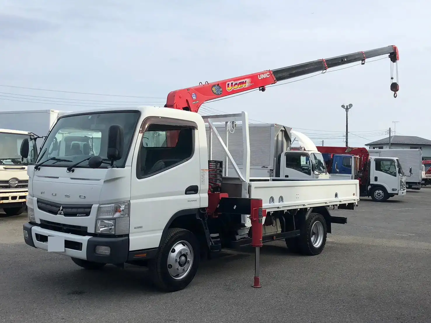 三菱 キャンター 小型 クレーン付 4段 ラジコンの中古トラック画像1