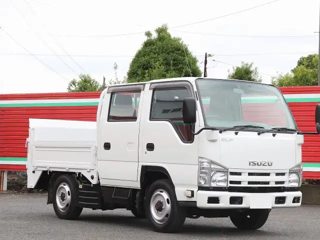 いすゞ エルフ 小型 平ボディ Wキャブ パワーゲートの中古トラック画像2