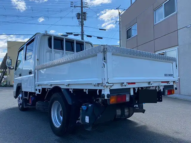 三菱 キャンター 小型 平ボディ Wキャブ TKG-FBA20の中古トラック画像4