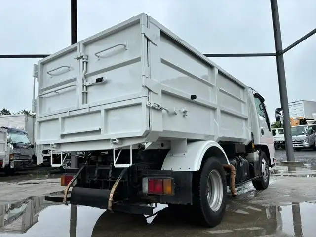 いすゞ エルフ 小型 ダンプ 土砂禁 天蓋付きの中古トラック画像3